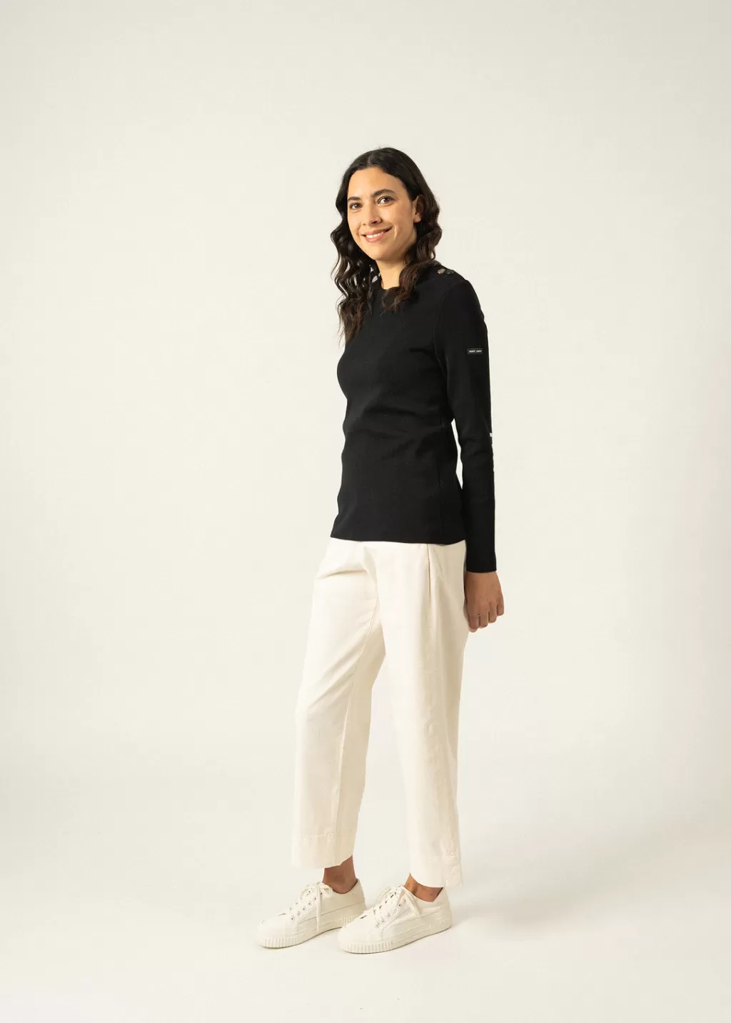 breganon_plain_sailor_jumper_2.webp Best Saint James Bregançon plain sailor jumper Noir