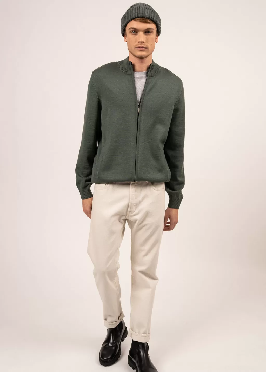 colorado_zipped_cardigan_2-2.webp Fashion Saint James Colorado zipped cardigan Vegetal/navy