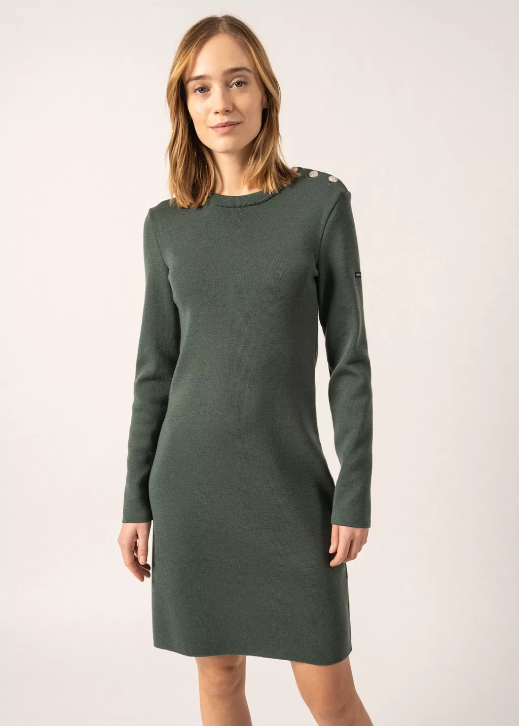grande_mare_jumper_dress_2.webp Hot Saint James Grande Marée jumper dress Vegetal