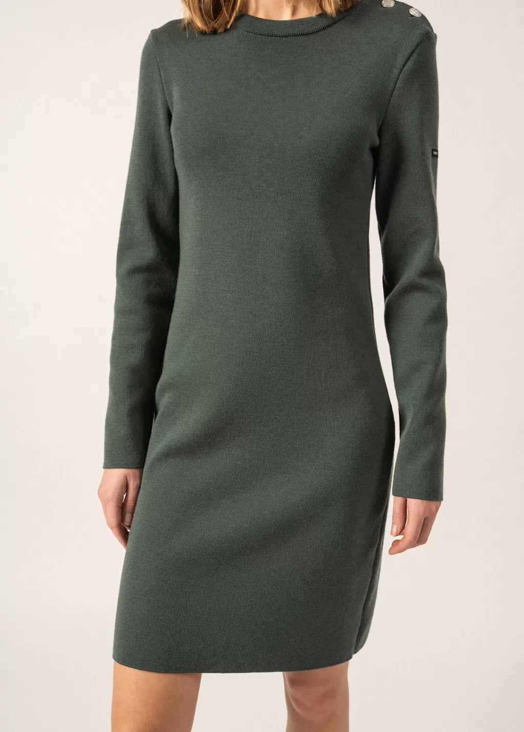 grande_mare_jumper_dress_3.webp Hot Saint James Grande Marée jumper dress Vegetal