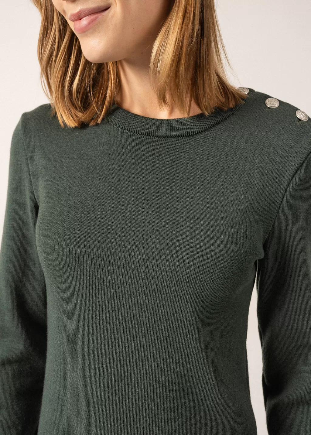 grande_mare_jumper_dress_4.webp Hot Saint James Grande Marée jumper dress Vegetal