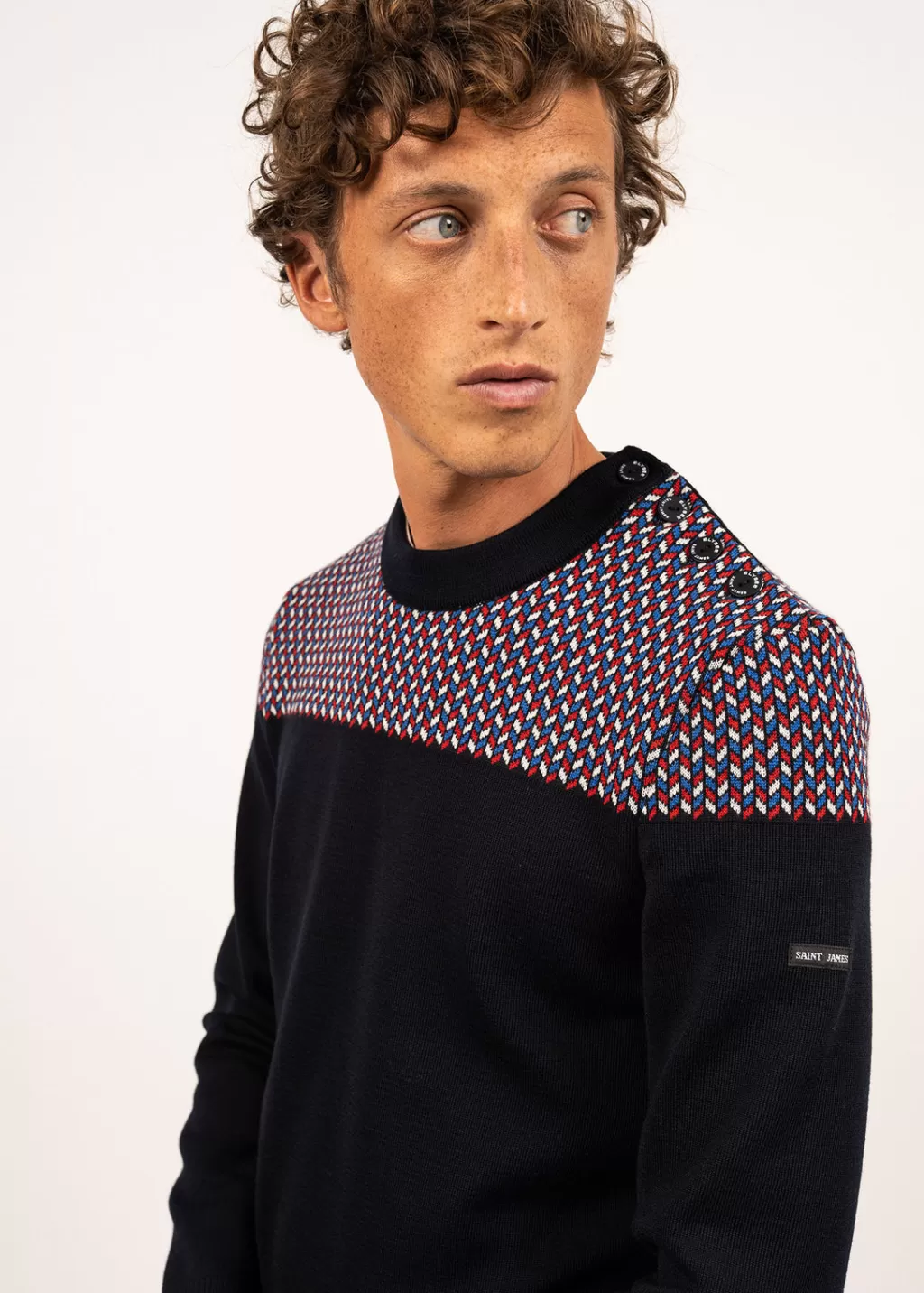 jacquard_sailor_jumper_3.webp Store Saint James Jacquard sailor jumper Navy/multico