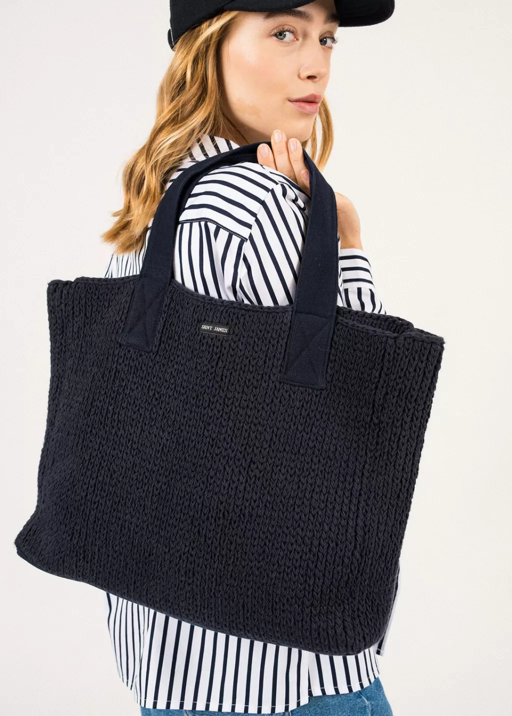 knitted_bag_1.webp Flash Sale Saint James Knitted Bag Navy