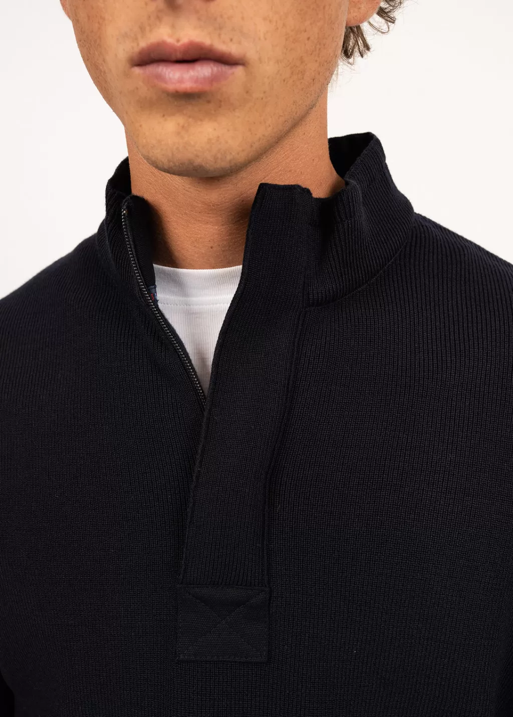 loup_de_mer_jumper_2-1.webp Store Saint James Loup de mer jumper Navy