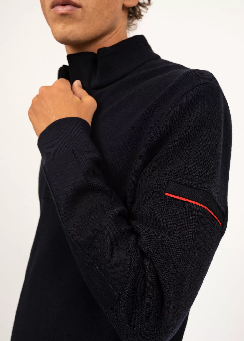 loup_de_mer_jumper_3-1.webp Store Saint James Loup de mer jumper Navy