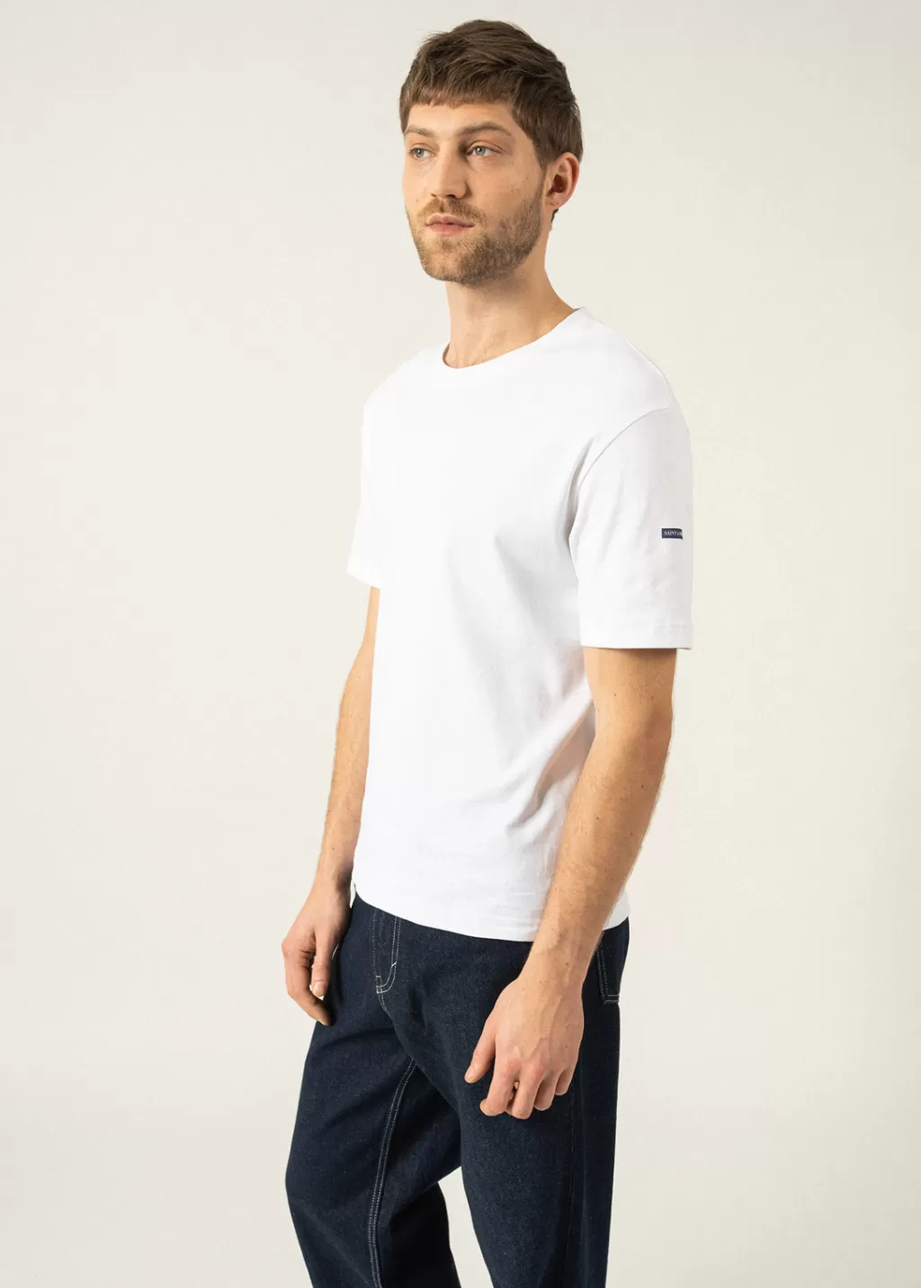 lumio_short_sleeves_tshirt_2.webp Fashion Saint James Lumio short sleeves t-shirt Blanc