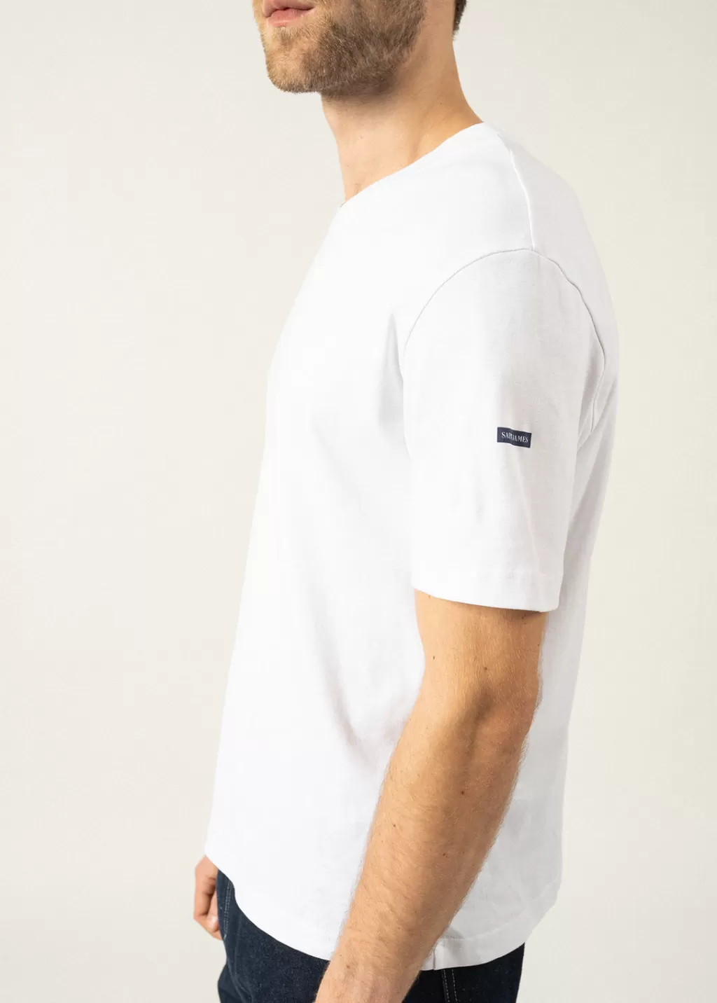 lumio_short_sleeves_tshirt_3.webp Fashion Saint James Lumio short sleeves t-shirt Blanc