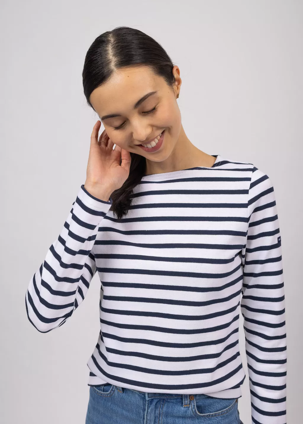 meridame_striped_sailor_shirt_3-3.webp Cheap Saint James Meridame striped sailor shirt Neige/marine