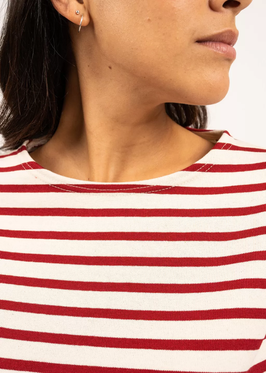 meridame_striped_sailor_shirt_4.webp Fashion Saint James Meridame striped sailor shirt Ecru/persan