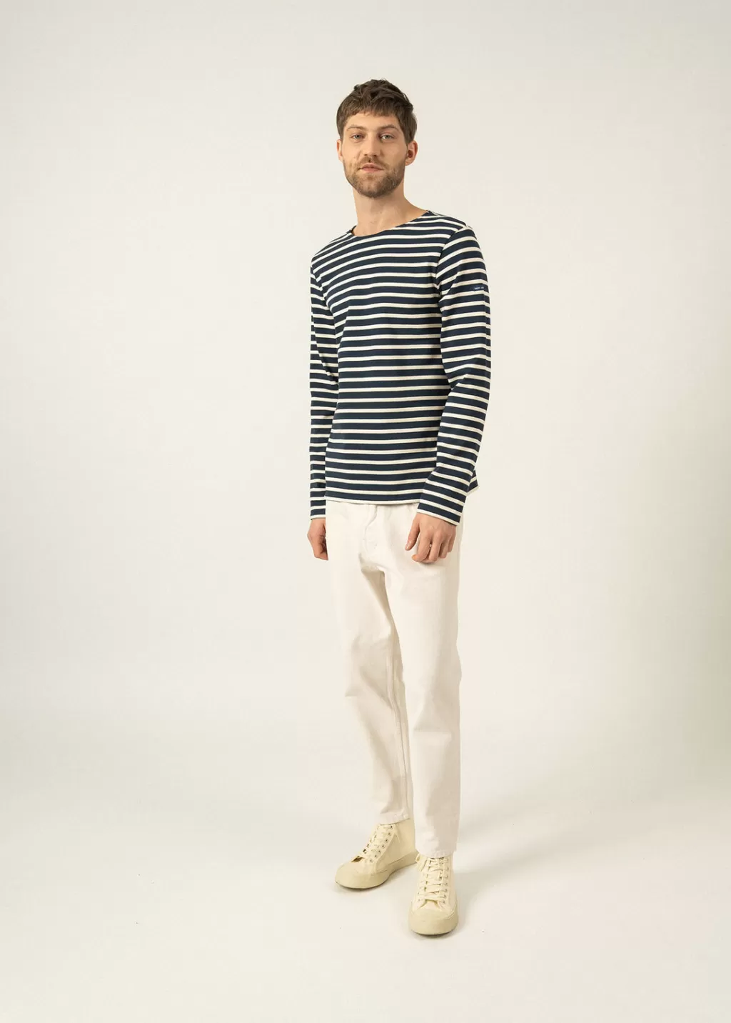 meridien_unisex_striped_sailor_shirt_2-8.webp Best Saint James Meridien unisex striped sailor shirt Marine/ecru