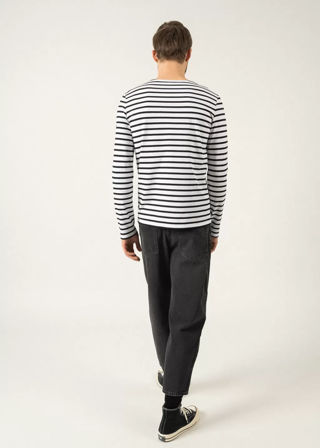 minquiers_unisex_striped_sailor_shirt_3-2.webp Flash Sale Saint James Minquiers unisex striped sailor shirt Neige/noir