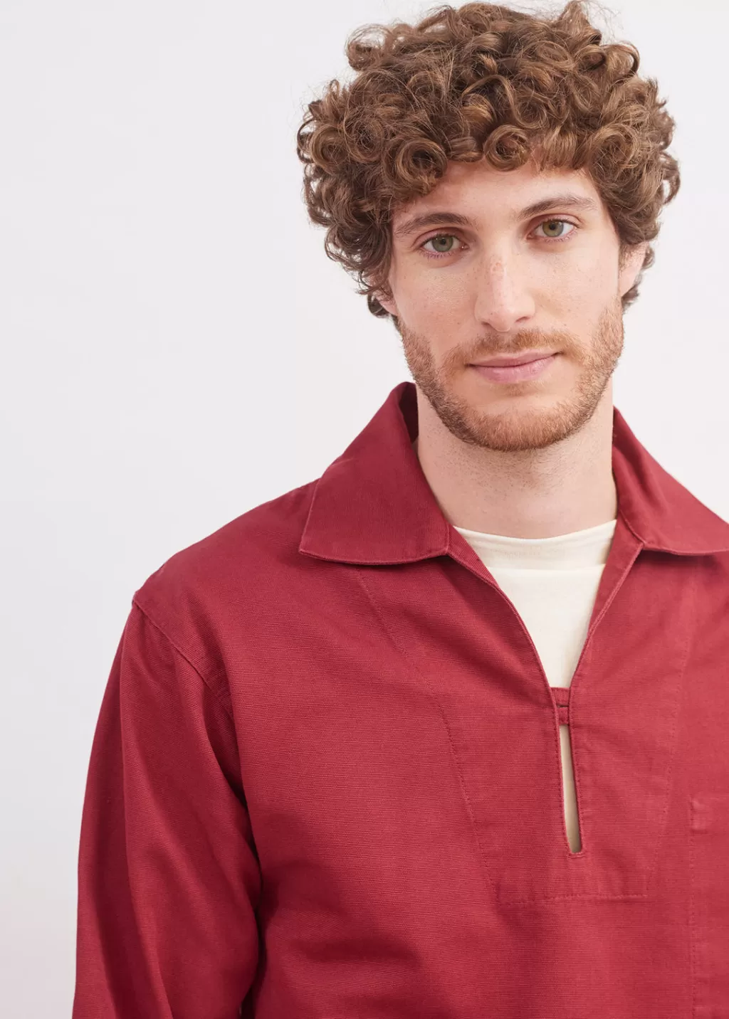 nemo_authentic_sailor_smock_2-1.webp Outlet Saint James Nemo authentic sailor smock Brique