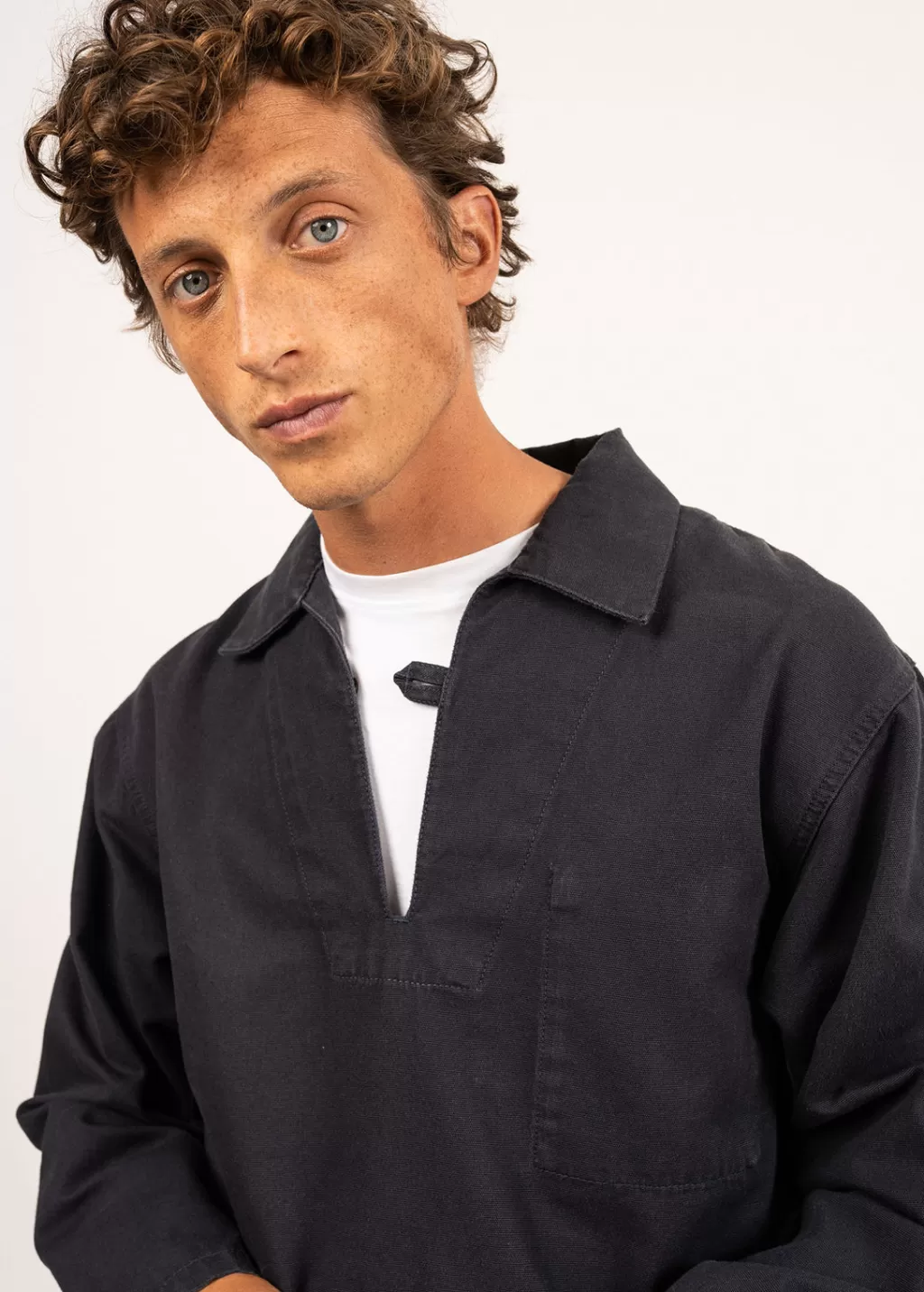 nemo_authentic_sailor_smock_3-2.webp Clearance Saint James Nemo authentic sailor smock Marine