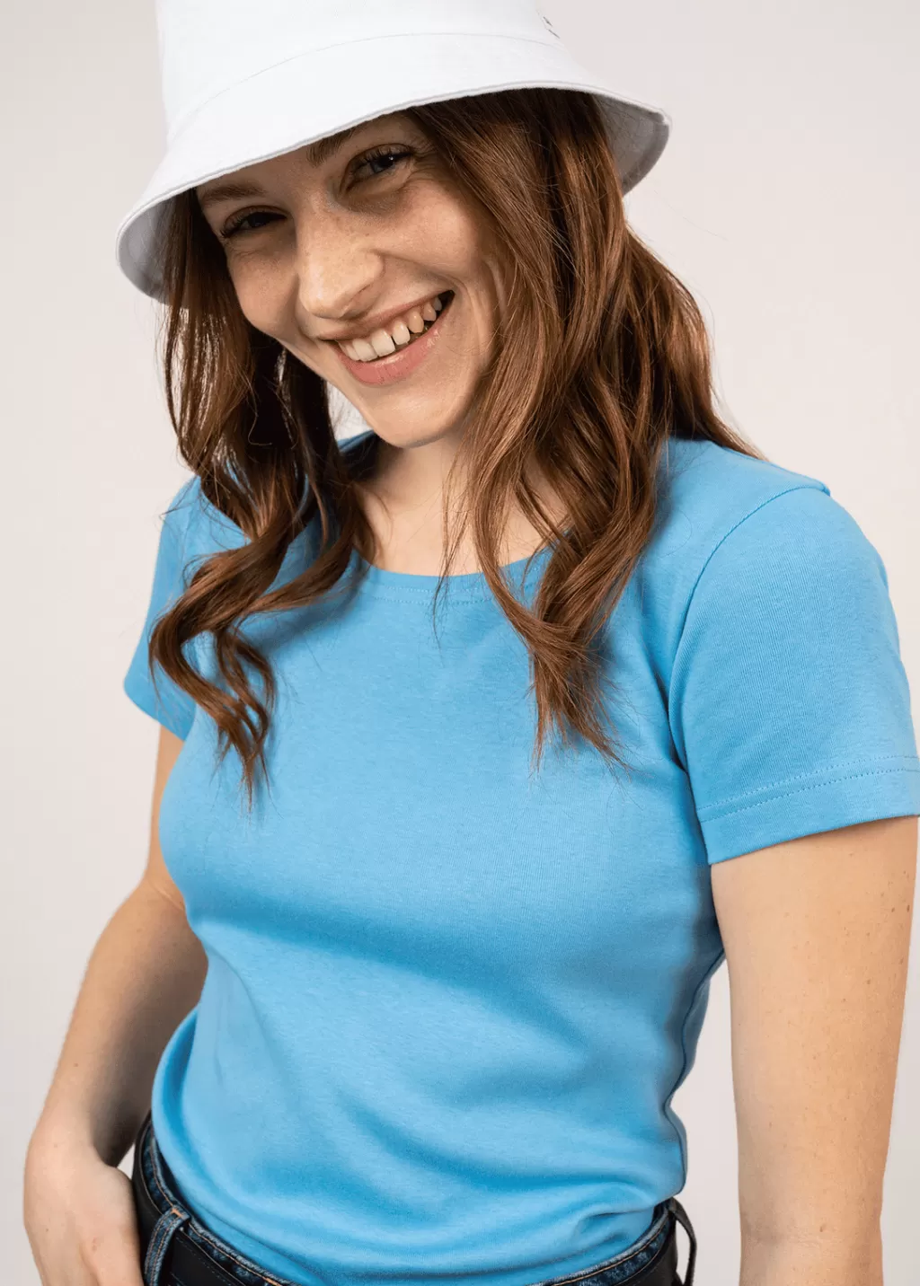 plain_bucket_hat_2.webp Fashion Saint James Plain bucket hat Blanc