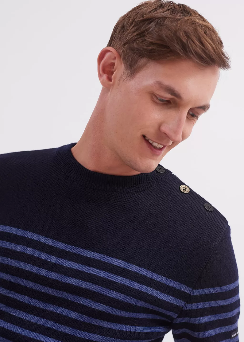 rochefort_striped_sailor_jumper_3-7.webp Sale Saint James Rochefort striped sailor jumper Navy/jean