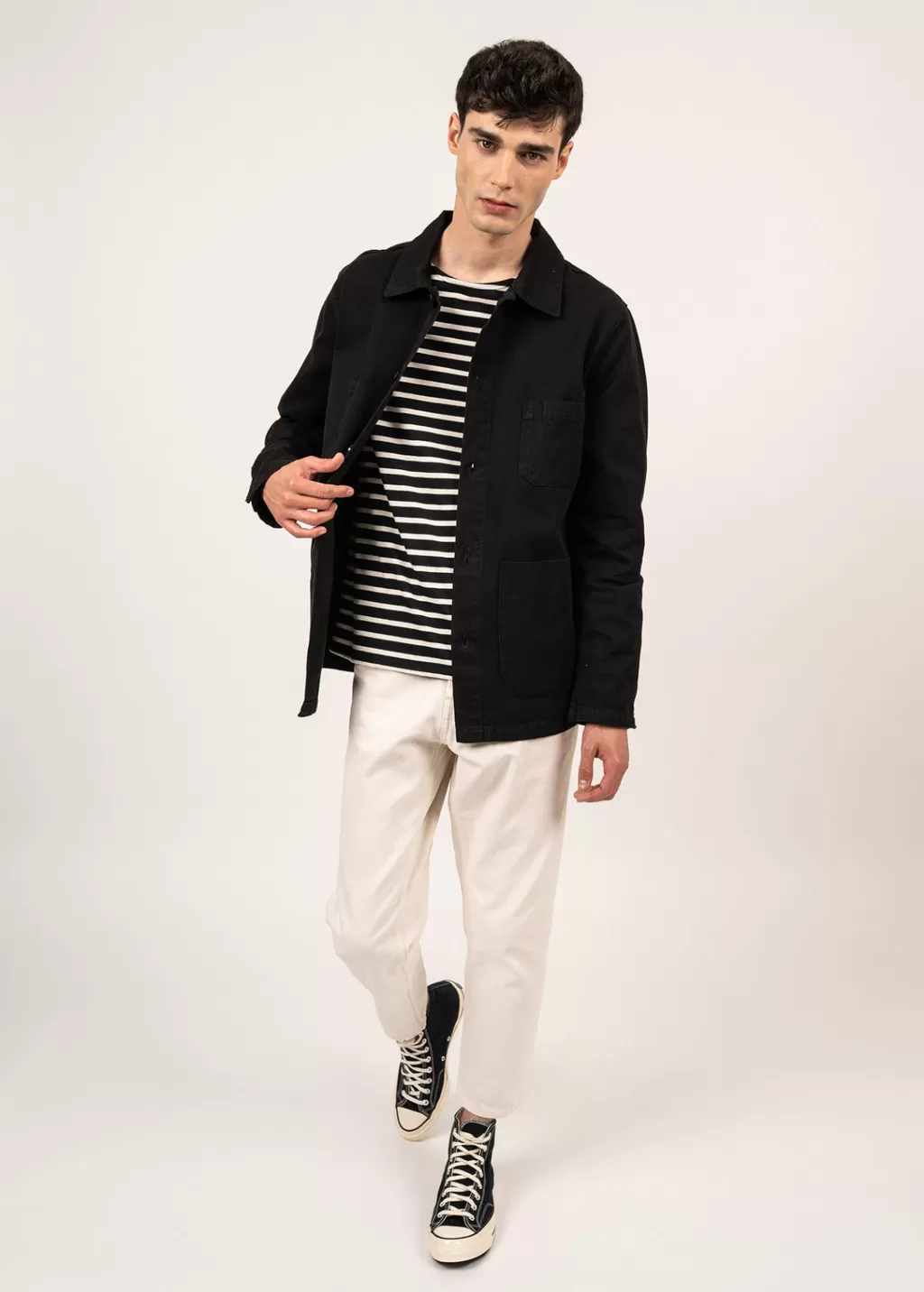 sirocco_fishermans_jacket_2-2.webp Sale Saint James Sirocco fisherman's jacket Noir