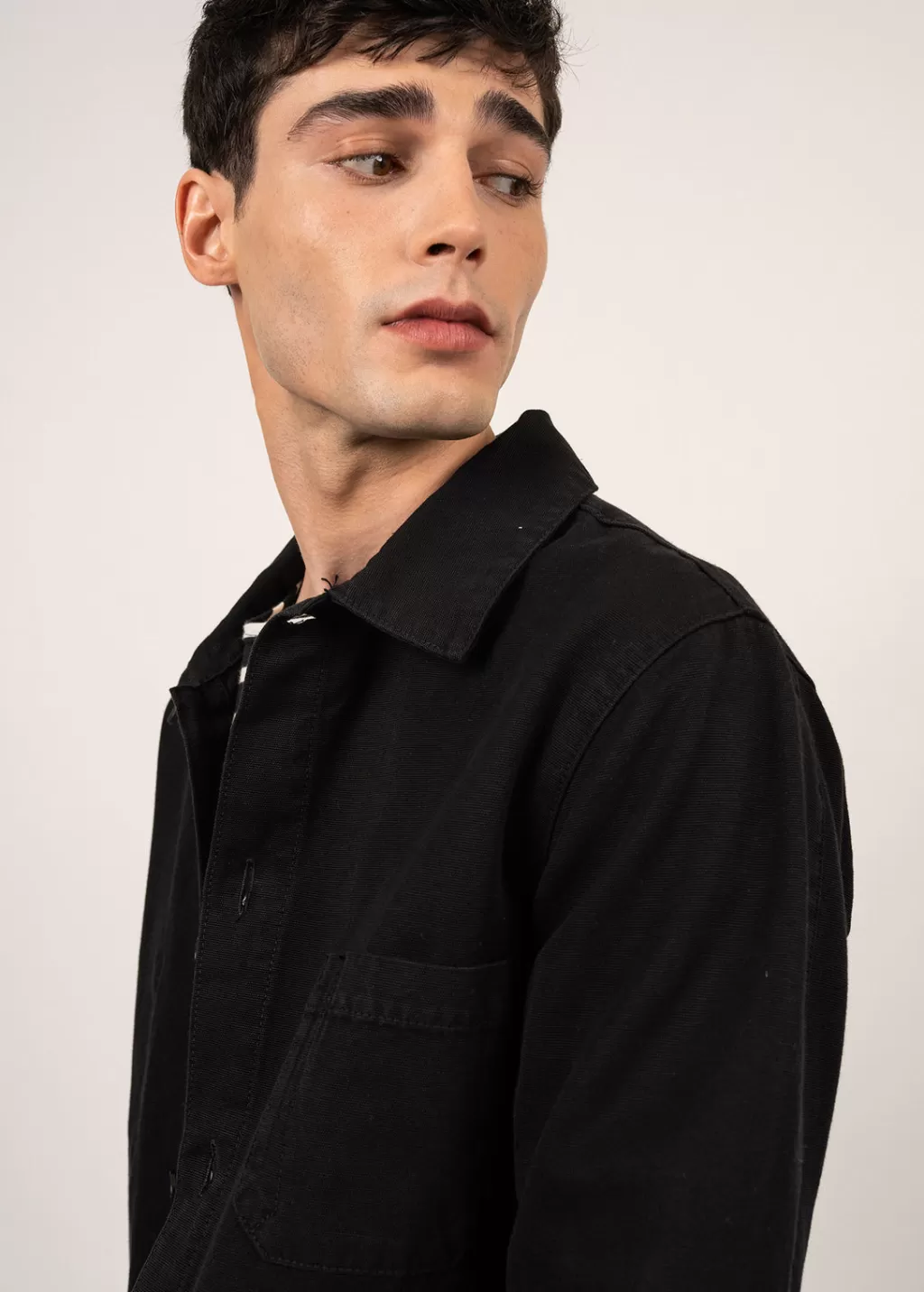 sirocco_fishermans_jacket_3-2.webp Sale Saint James Sirocco fisherman's jacket Noir