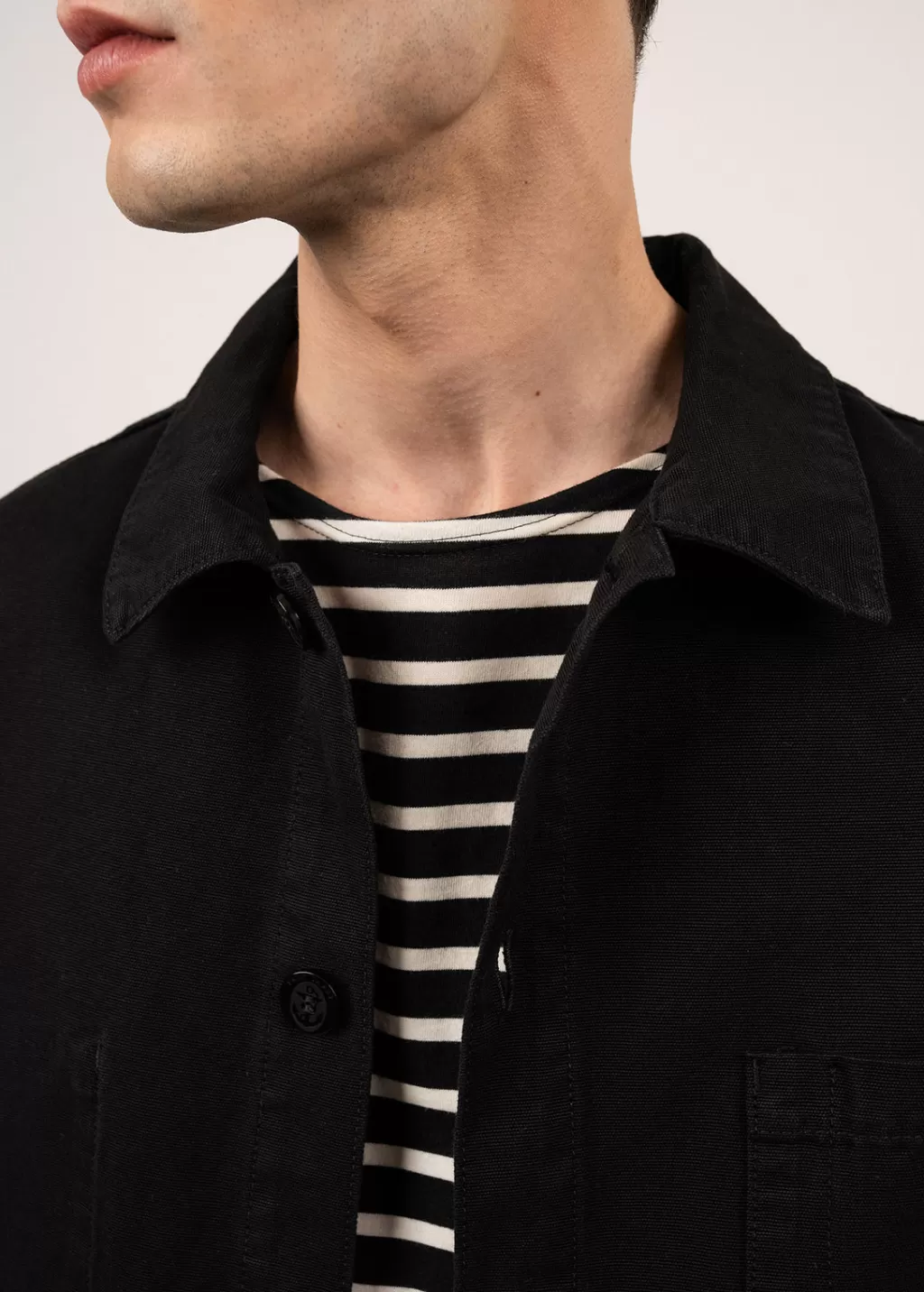 sirocco_fishermans_jacket_4-1.webp Sale Saint James Sirocco fisherman's jacket Noir