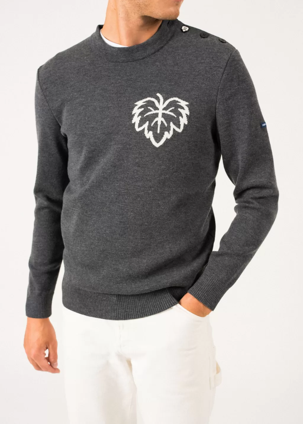 terremer_sailor_jumper_3.webp Shop Saint James Terre-Mer sailor jumper Grisfonce/blanc