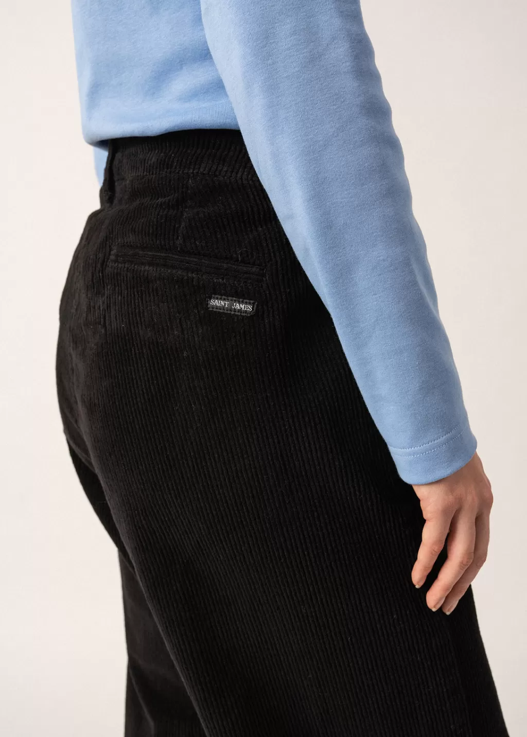 tess_velvet_trousers_3-1.webp Cheap Saint James Tess Velvet Trousers Noir