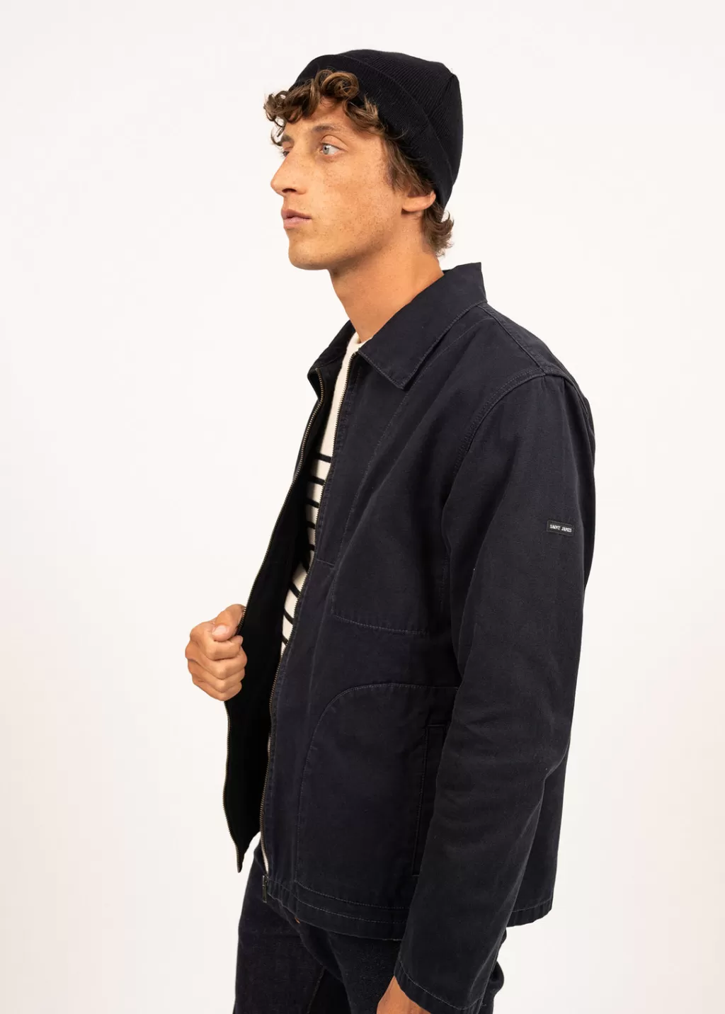 zephyr_smock_style_jacket_2-2.webp Hot Saint James Zephyr smock style jacket Marine
